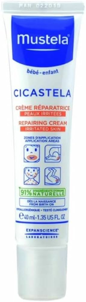 Mustela Cicastela Repairing Cream Irritated Skin